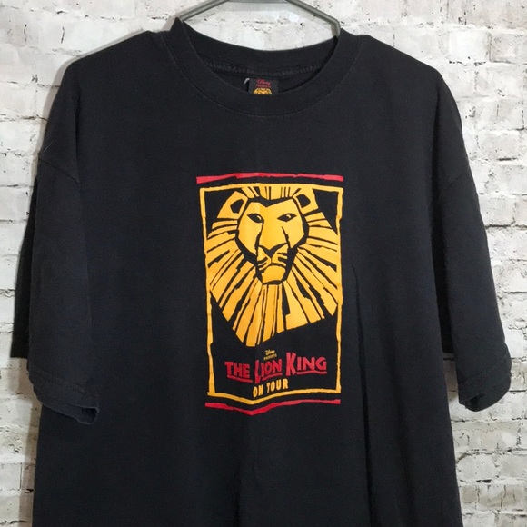 Disney Other - Disney The Lion King On Tour Black T Shirt XL
